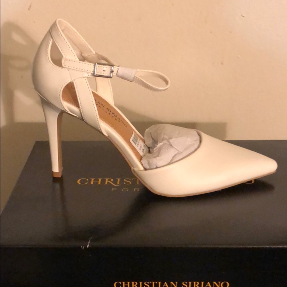 White pumps